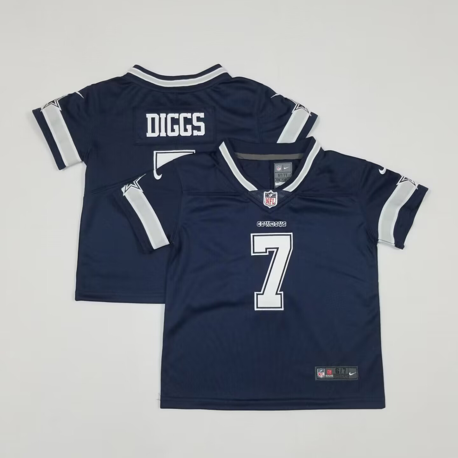 Toddler Nike Dallas Cowboys #7 Trevon Diggs Navy Blue Team Color Stitched NFL Vapor Untouchable Limited Jersey